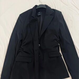 Mango Elegant Black Suit Jacket